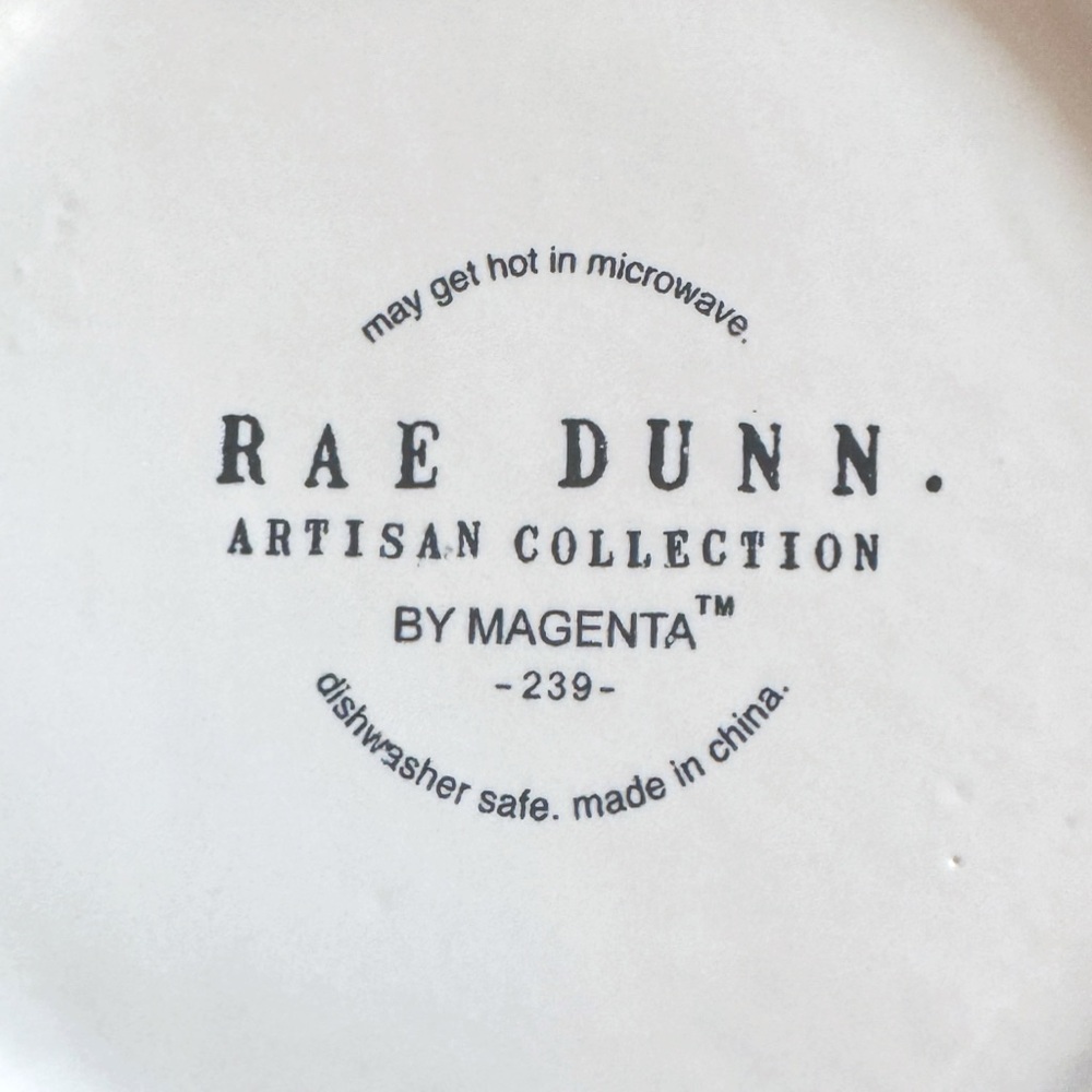 Rae Dunn Coffee Mug One Size Large Handle Super Star White Minimalist - Picture 6 of 7